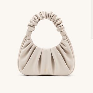 JW Pei Gabbi Ruched Hobo handbag in Ivory